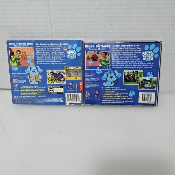 2x Blues Clues Learning Games for pc age 3-6 - Picture 2 of 2